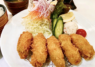 カキフライ膳