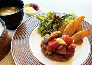 ラタトゥイユ風ハンバーグ