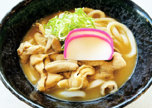 豚もつ味噌煮込みうどん/蕎麦